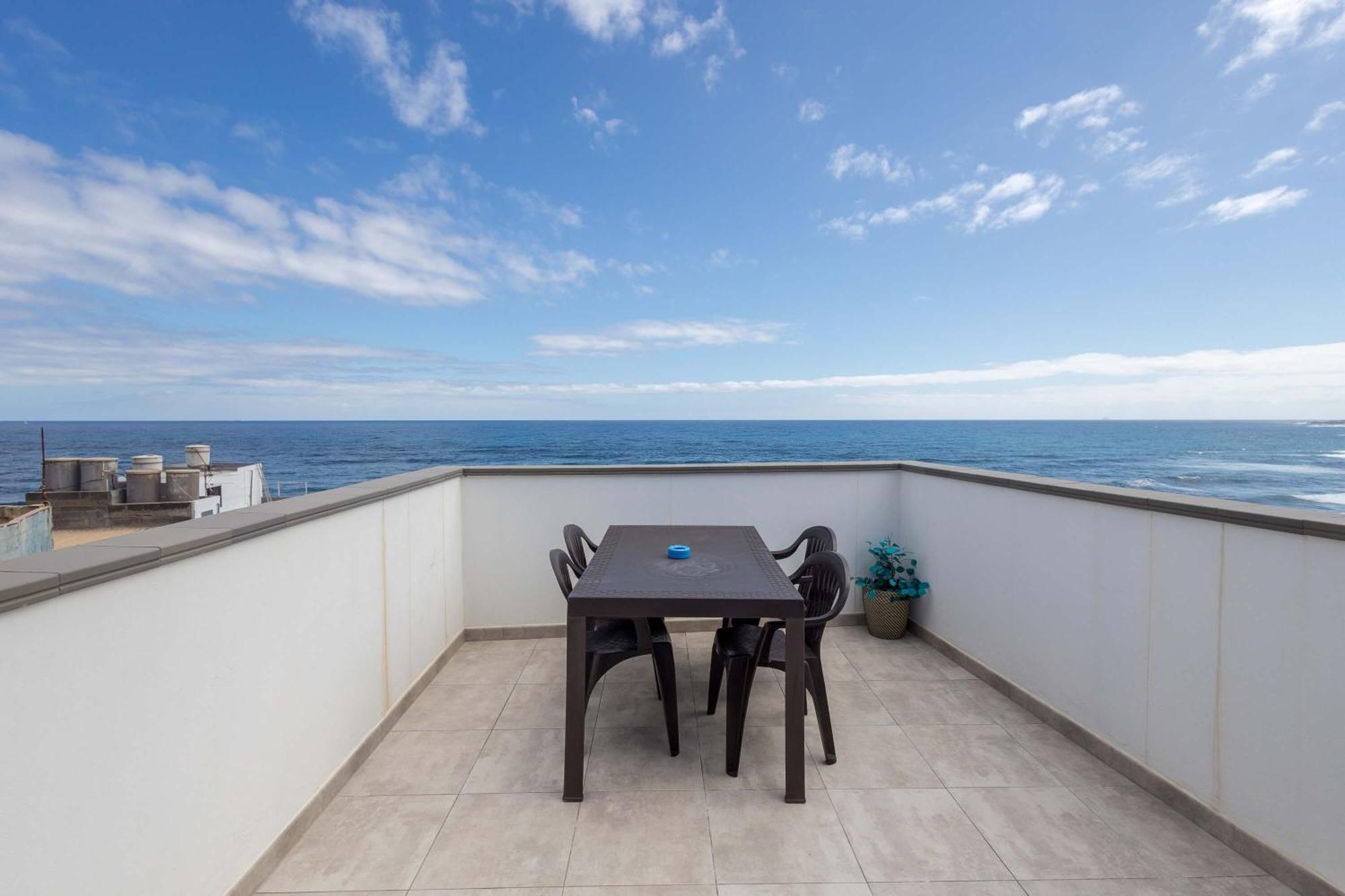 Costa Norte San Andres Studio Con Terraza Compartida Vista Al Mar Trapiche (Las Palmas) Extérieur photo