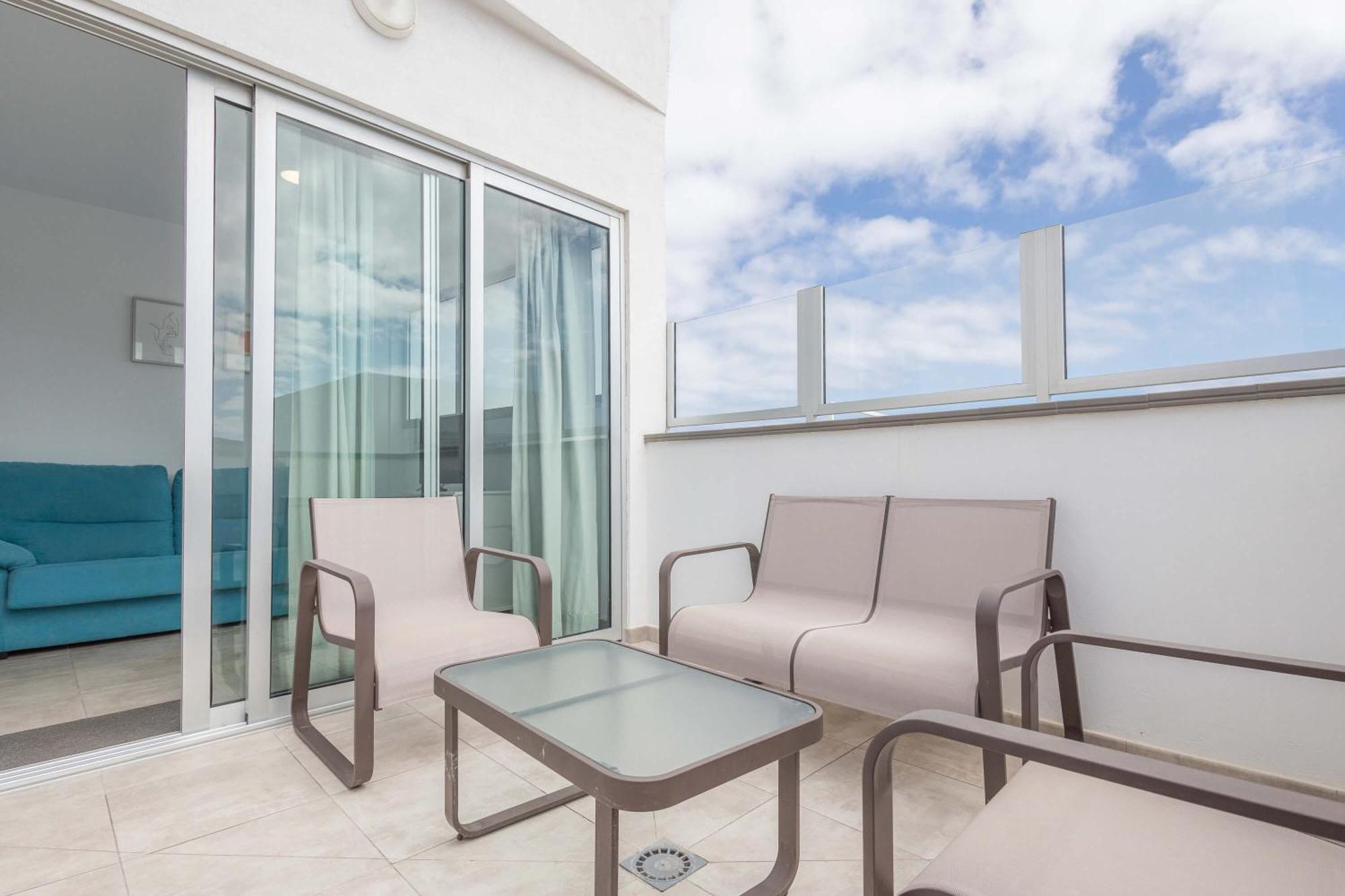 Costa Norte San Andres Studio Con Terraza Compartida Vista Al Mar Trapiche (Las Palmas) Extérieur photo